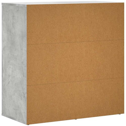  Komoda 2 kom siva boja betona 79x38x80 cm od konstruiranog drva Slike