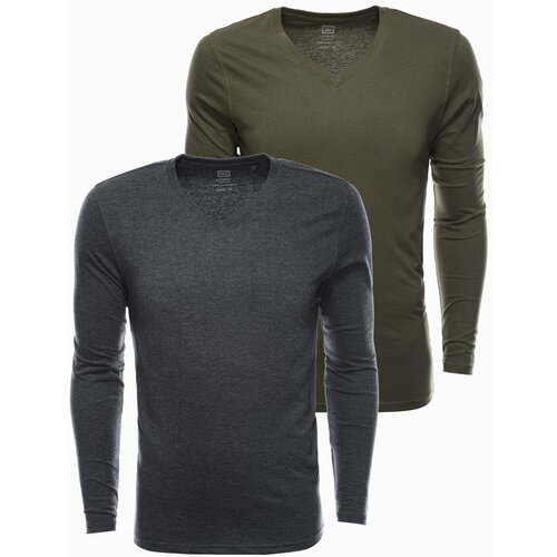 Ombre men's v-neck longsleeve set - mix 2 Cene