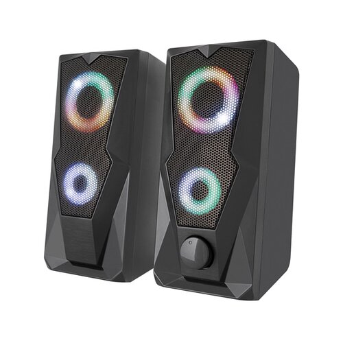 Yenkee Zvučnici za računar 2.0 6W YSP 2003 RGB, Crni Slike