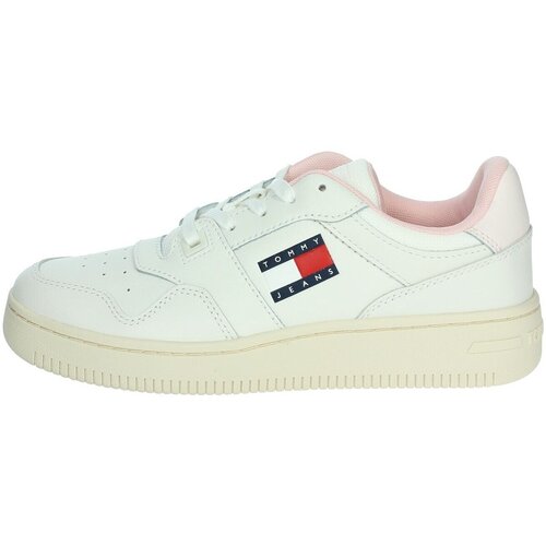 Tommy Jeans Niske tenisice &amp;#039;Retro Basket Ess Meg 3A3&amp;#039; mornarsko plava / crvena / bijela Slike