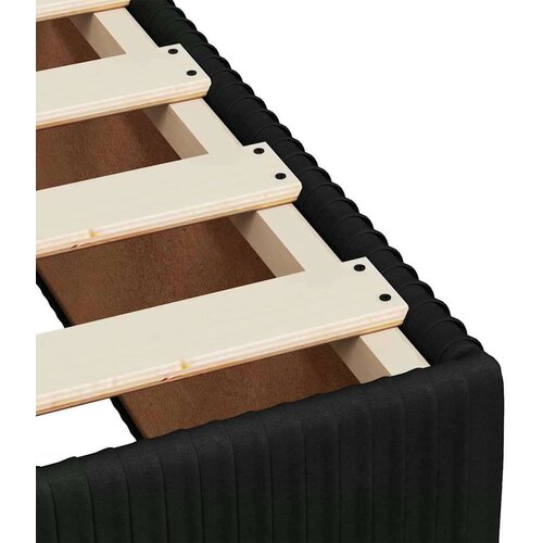 vidaXL Krevet s oprugama i madracem crni 180x200 cm baršunasti Cijene