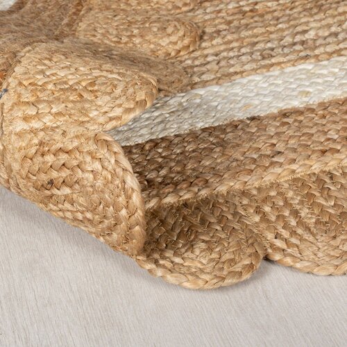 Flair Rugs Ročno tkana preproga iz jute v naravni barvi/slonoko&amp;scaron;čena 160x230 cm Grace White &amp;ndash; Slike