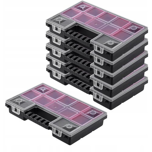 KADAX Organizator za delavnico, komplet 6 garažnih &scaron;katel s 6 predali, (5000355651) Cene