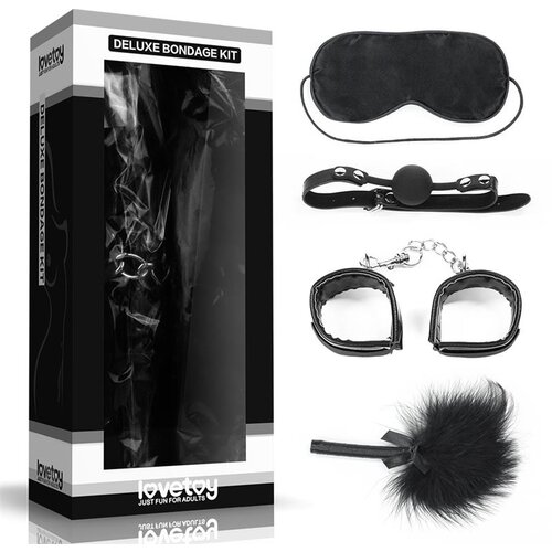 Lovetoy Bondage Deluxe 4 enote črne, (21079312) Cene