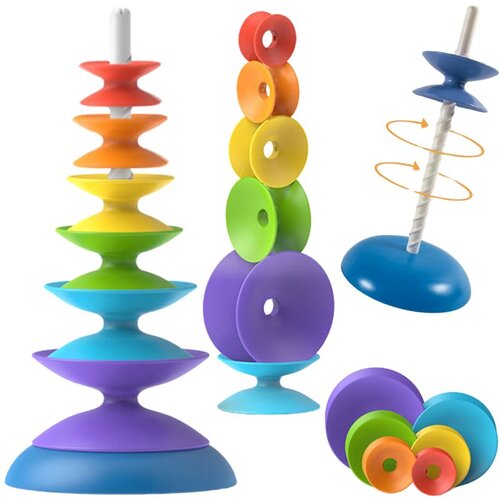 Woopie baby &amp;scaron;areni toranj puzzle obrazovna piramida 18m+ Slike