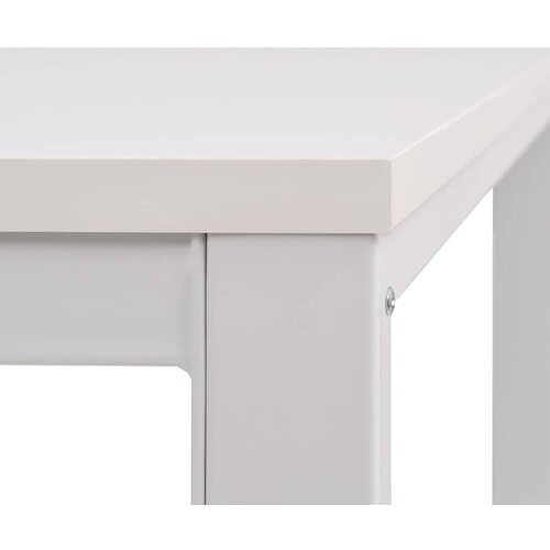  Pisaći stol 120 x 60 x 75 cm bijeli Slike