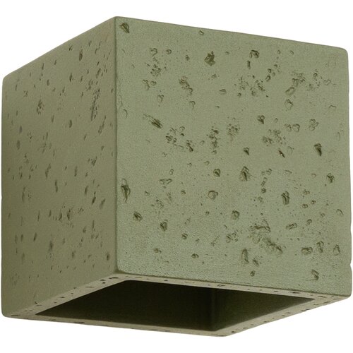 Sollux Lighting Stenska svetilka QUAD concrete olivno zelena, (5000093896) Cene
