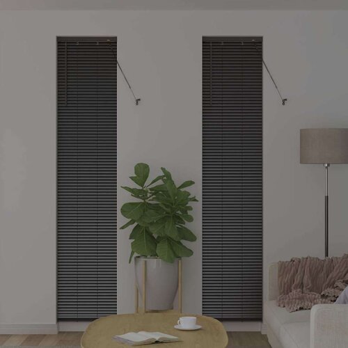  Venecijanski zastore Crna 220 x 40 cm Aluminij Slike