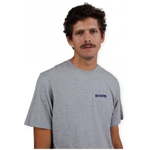 Brava Fabrics Majice &amp;amp; Polo majice T-Shirt Out of Office - Grey Siva Slike
