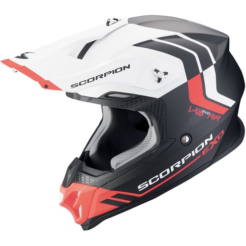 Scorpion Vx-16 evo air fusion matt black-red kaciga Cene