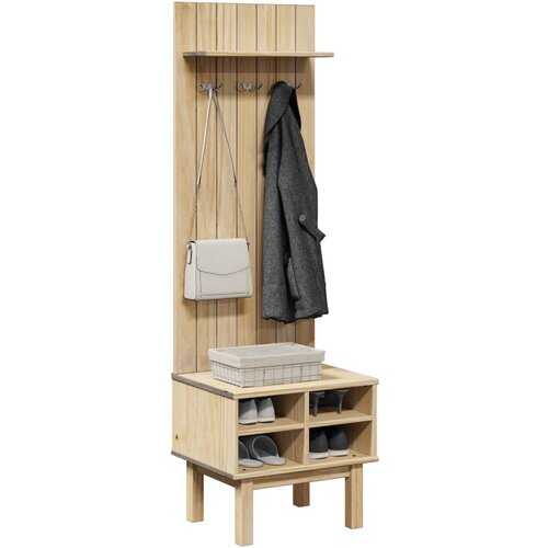 vidaXL Element za predsoblje OTTA 50 x 40 x 160 cm od masivne borovine Cijene