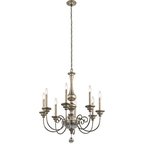 Elstead Lighting Elstead Rosalie Lestenec z 8 lučmi, zlata barva, E14, (22099709) Cene