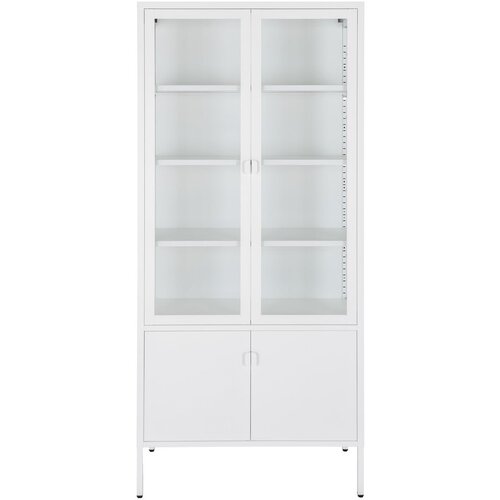 House Nordic Bela kovinska vitrina 80x180 cm Brisbane – Cene