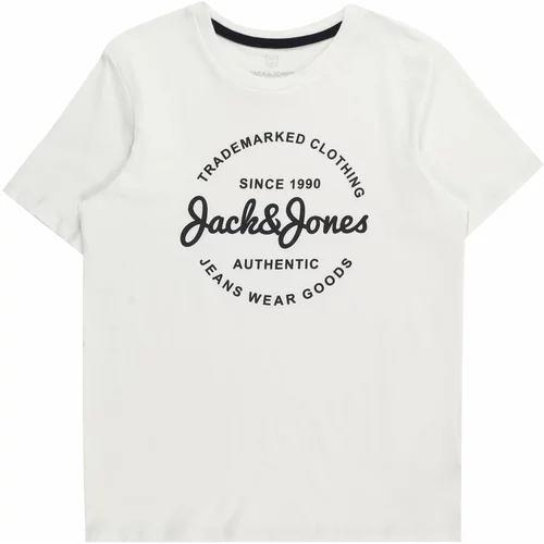Jack & Jones Majica 'FOREST' crna / bijela