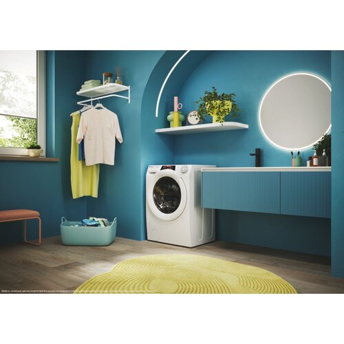 Candy Inverter ma&amp;scaron;ina za pranje ve&amp;scaron;a RapidO RO 1494DWMT/1-S, 9 kg, 1400 o/min, Wi Fi, Bijela Slike