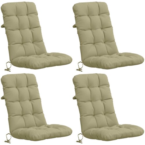  Jastučići za stolice s visokim naslonom - 4 komada VIANEN 4 pcs Cene
