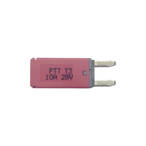  PARTS PTT Circuit Breaker Mini, type 3. Manual Reset, 10A C001-102-0063 standardni plosnati osigurač za auto 10 A crvena Slike