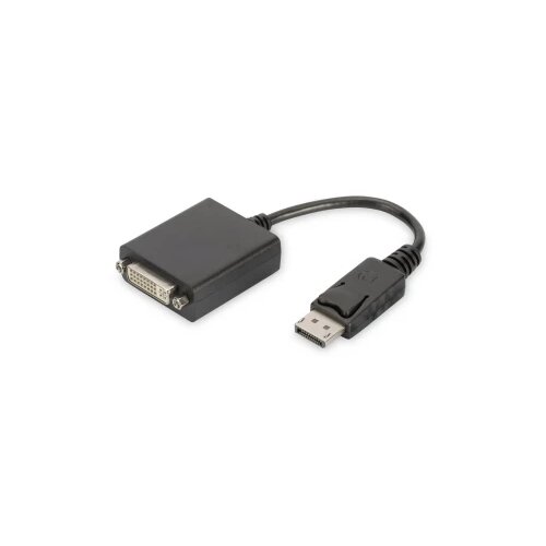 Digitus DVI / DisplayPort Adapter [1x Muški konektor DisplayPort - 1x Ženski konektor DVI, 24 + 5 polova] Crna Okrugli, dvostruko zaštić Cijene