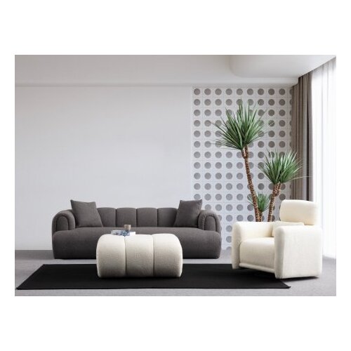 Atelier Del Sofa Trosed Puffy 3 Obična, 255x115x77 cm, Antracit Slike
