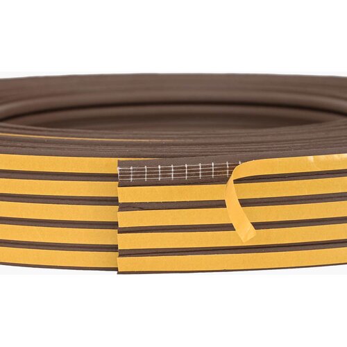  Samoljepiva brtvila za prozore Smeđa 15 x 8 mm 12 m EPDM pjena Slike