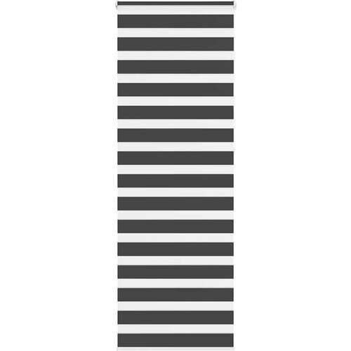 VidaXL idaXL Zebra senčilo črna 90x230 cm tkanina &amp;scaron;irina 85,9 cm poliester Slike