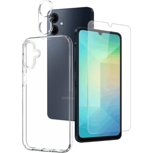 NN-Su Combo Maska za Samsung A06 sa sa za&scaron;titom ekrana i objektiva &ndash; A06 TPU Phone Case;Screen Protector Cijene