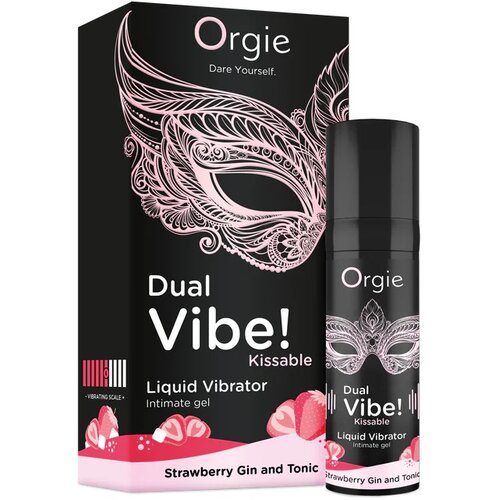 Orgie Dual Vibe - unisex tekući vibrator - Jagoda - Gin Tonic (15 ml) Cijene