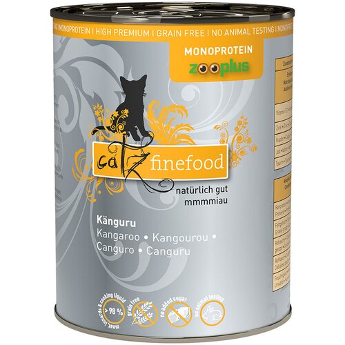 catz finefood Monoprotein zooplus 6 x 400 g - Kenguru Cene