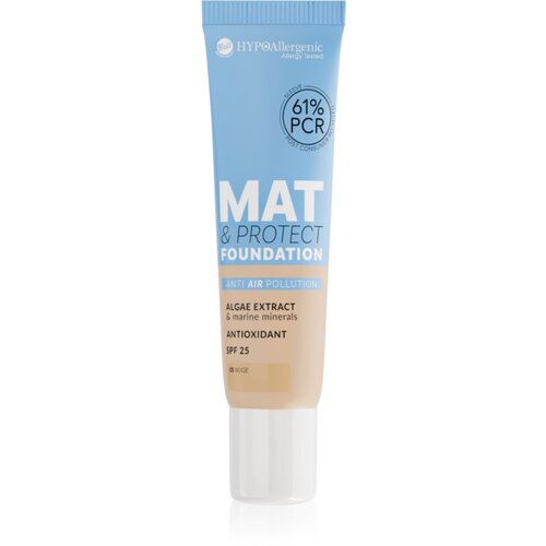 BELL Hypoallergenic dolgoobstojni matirajoči tekoči puder SPF 25 odtenek 05 Beige 30 g Cene