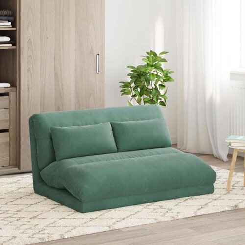  Podna stolica Morska zelena 110 x 82 x 55 cm Baršun Cene