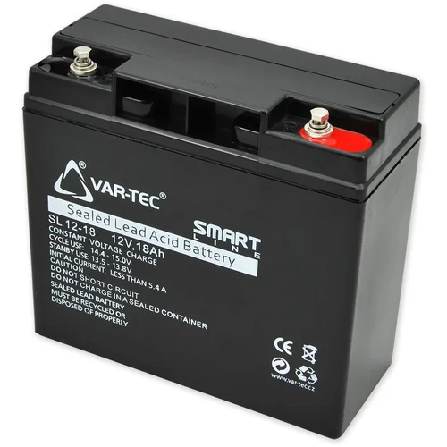 VAR-TEC BATERIJA SMART 12V / 18Ah - veličina: DxŠxV = 181x76x167 mm