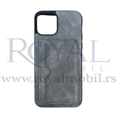  futrola mimo sa dzepicem za iphone 12 / iphone 12 pro (6.1) siva Slike
