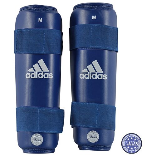 PrideShop WAKO kickboks &amp;scaron;čitniki za golen Adidas &amp;ndash; ADIWAKOSG01 - Modra , XL Slike