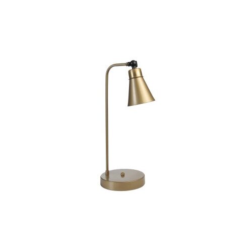Opviq Stona lampa E14 Grlo, Zlatna Slike