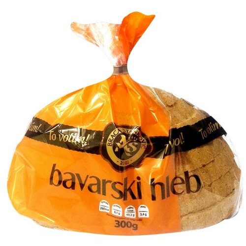 As Braća Stanković pekara hleb bavarski rezani, 300g Cene