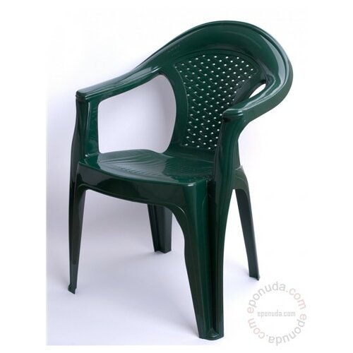 Mega Plast baštenska stolica Gardenia, tamno Green Slike