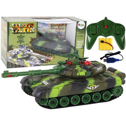  Velik daljinsko voden vojaški RC 360-stopinjski tank Cene