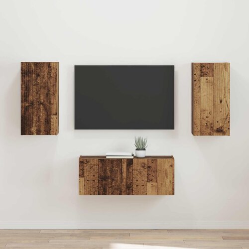  Set TV komoda 2 kom. Staro drvo Smeđa 78,5 x 31 x 30 cm Cene