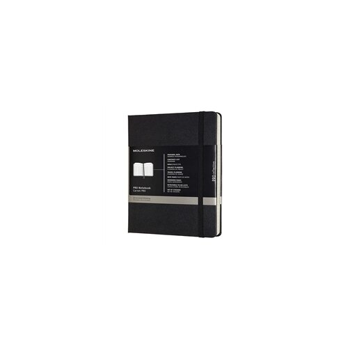 Moleskine Bilježnica PRO LG, tvrde korice, crna Slike