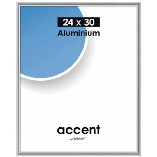  za sliko aluminij Accent (24 x 30 cm, srebrn)