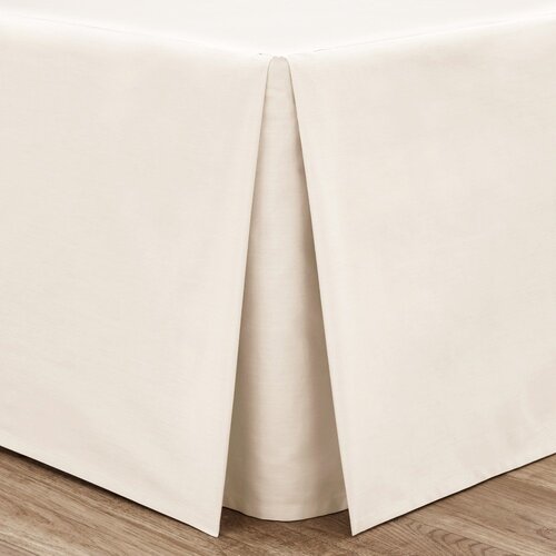 Catherine Lansfield Kremno bela prevleka za okvir postelje iz perkala 135x190 cm Easy Iron Percale – Cene