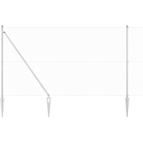  Zavareno žičano ograđivanje s bodljama 50 x 1,5 m Srebrna Mreža Slike