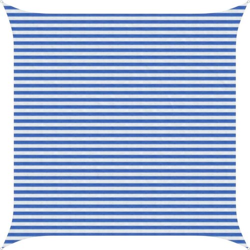  Senčna platna Modra in bela 4,5 x 4,5 m HDPE, (5000241254) Cene