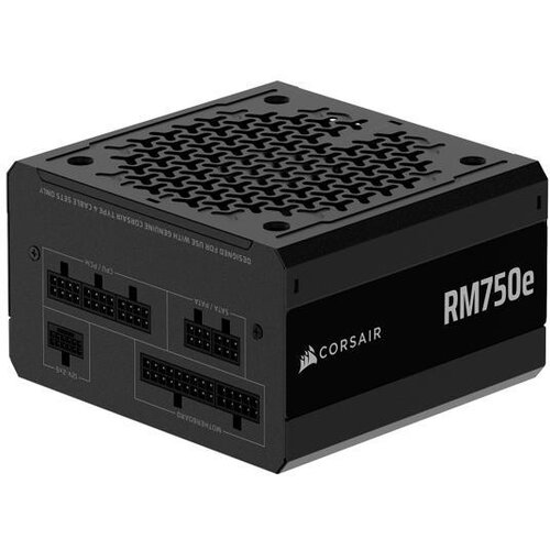 Corsair PSU 750W RM750eGold, Fully Modular, 12V-2x66xSATA, 3xPCIe, ATX 3.1, PCIe 5.1 Slike