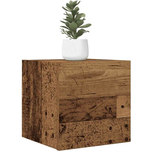 vidaXL 2-dijelni zidni TV ormarić Staro drvo 30,5x30x30 cm Cijene