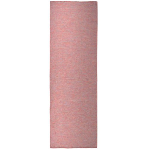  Vanjski tepih ravnog tkanja 80 x 250 cm crveni Cijene