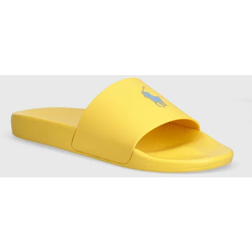 Polo Ralph Lauren Natikače Polo Slide za muškarce, boja: žuta, 809931326004