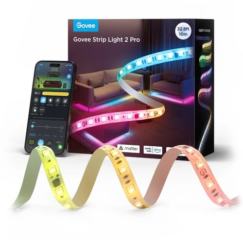 GOVEE Light 2 Pro Universal strip light LED 5000 mm Slike