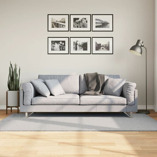 vidaXL Tepih HUARTE kratkih vlakana mekani i perivi sivi 100x200 cm Cijene