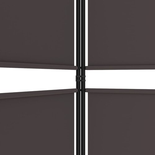  pregrada s 6 panela smeđa 300 x 200 cm od tkanine Slike